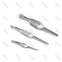 straightcruvedangle jaw atraumatic tips arterial vascular clamping clipper ophthalmic surgical instruments