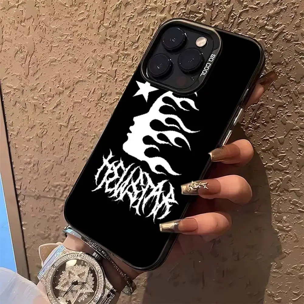 Модный чехол H-HellstarS с логотипом для iPhone 17 16 15 14 13 12 11 Pro Max Plus, цвет серебристый (art.: 3920daf1290bb) - 3920daf1290bb