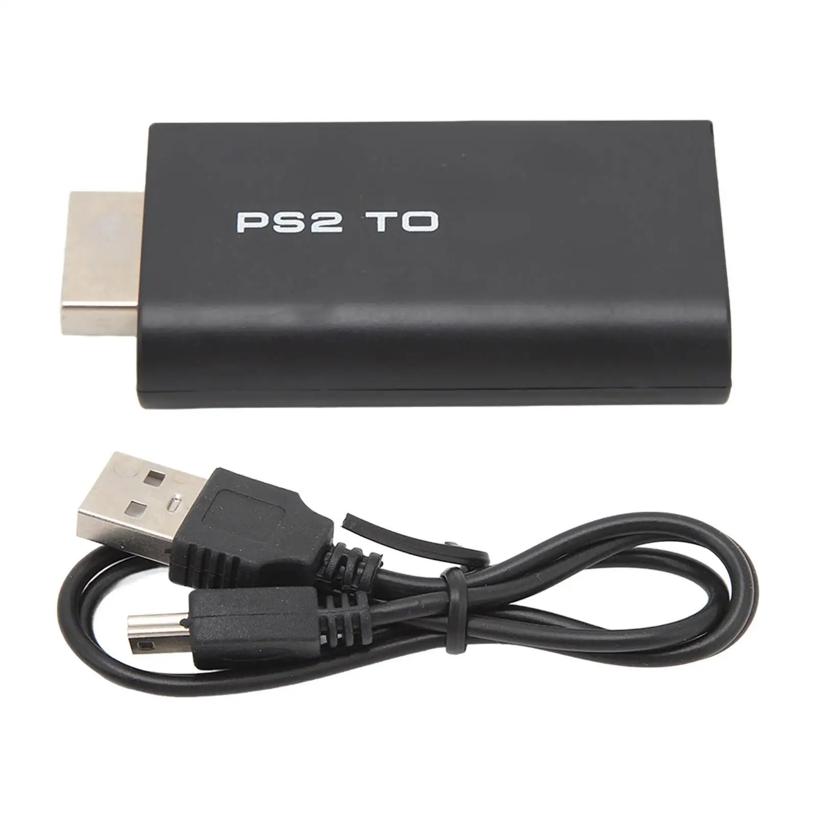 Фото Видеоконвертер для PS2 в HDMI 1080P Plug and Play ABS, рассеивание тепла, реалистичный выход изображения для №1