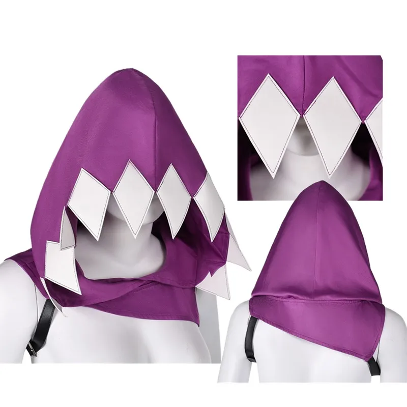 Jinx Косплей Шляпа Кепка LoL Ролевая игра Взрослые женщины Маскировка Короткая