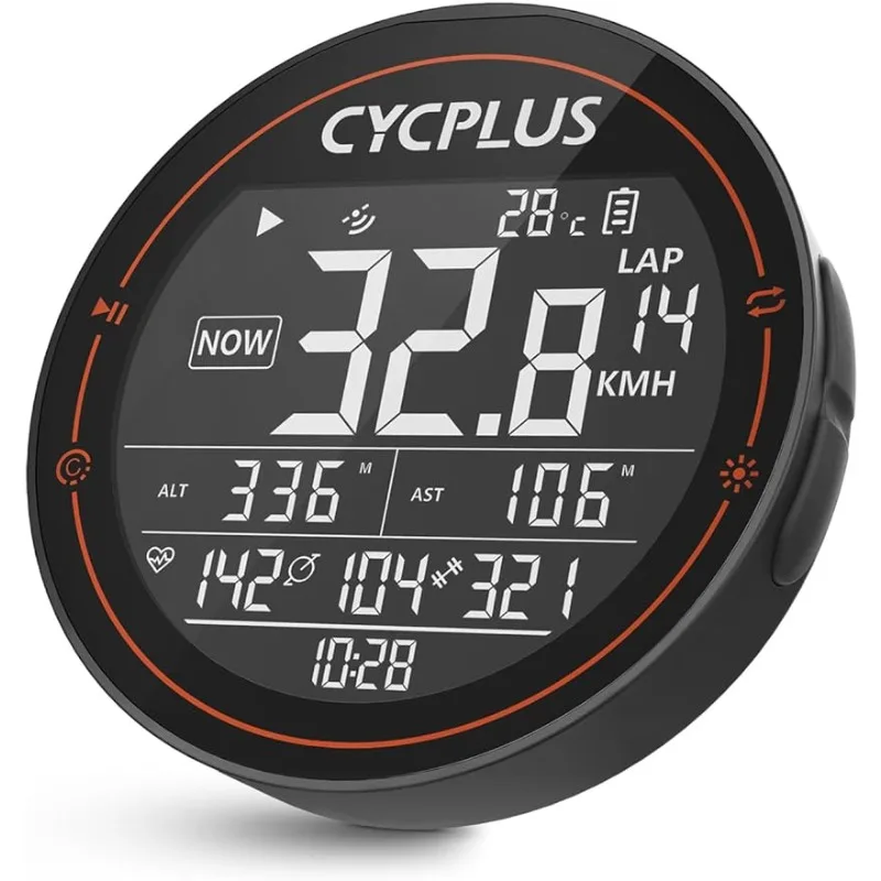 

GPS Bike Computer Wireless Cycling Computer ANT+ Bluetooth Mini Speedometer Odometer Rechargeable Waterproof MTB Tracker