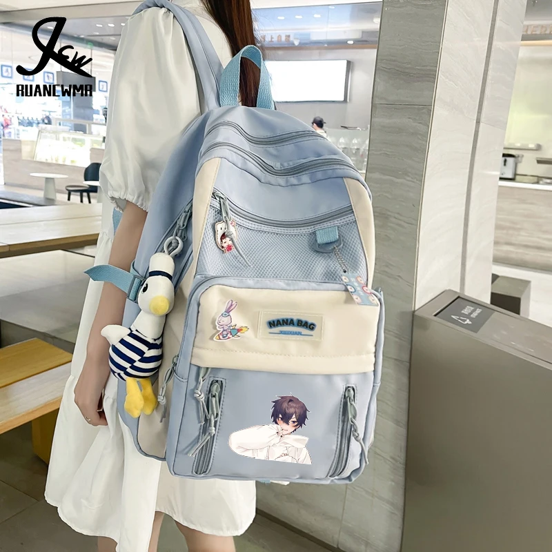 

Twitch Youtube VTuber Shoto Merch Cute Ins Japanese Cartoon Unisex Fashion School Backpack Student Bag for Kids Teenagers Gift 4