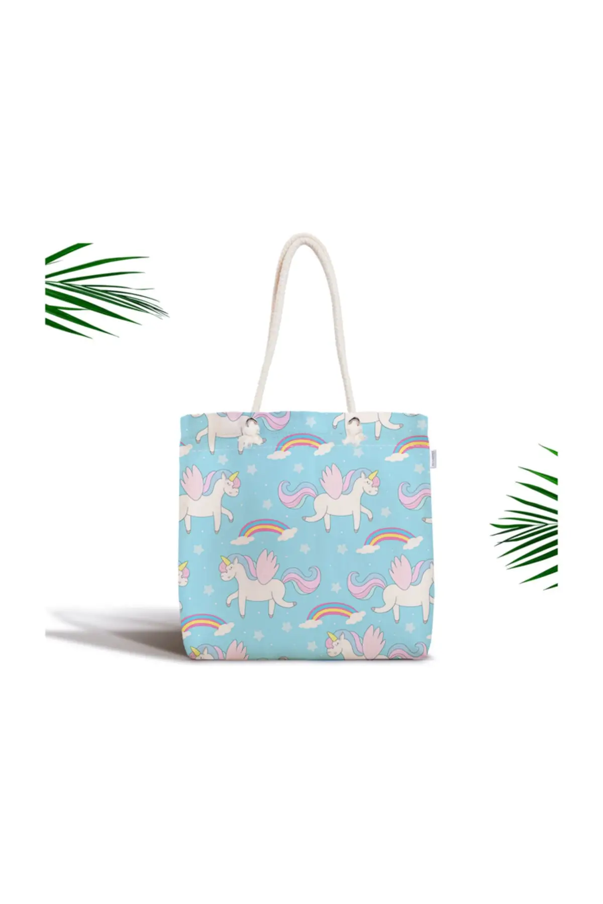 

Женская пляжная сумка на молнии с цифровой печатью, современная ткань на цветном синем фоне, сумка-тоут, летние сумки для покупок