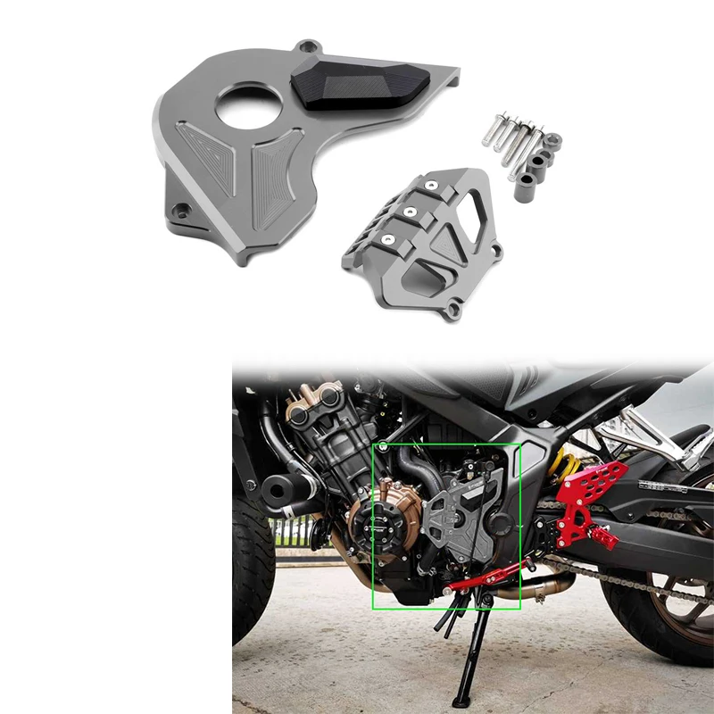

Motorcycle Side Cover CNC Aluminum Alloy Engine Protection Engine Stator Cover for Honda CBR650F CB650F CB650R 2014-2020