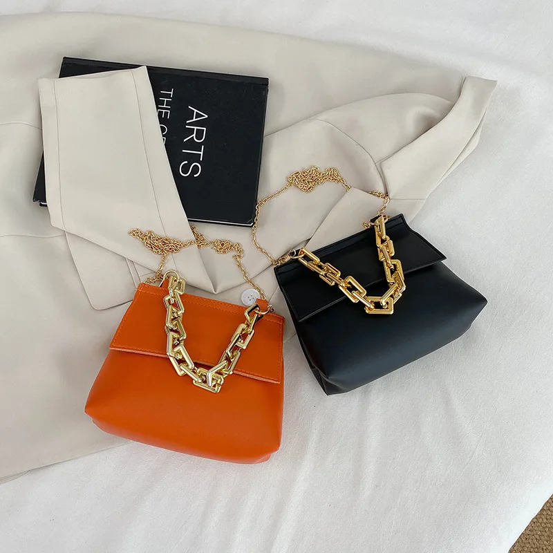 

Women Bag New Western Style Small Bag Golden Chain Shoulder Diagonal Messenger Crossbody Bag Handbags Purse Luxury Designer