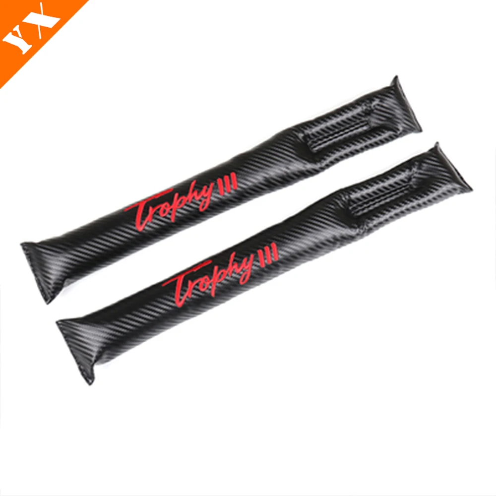 

Black Interior Trim For MG 6 Trophy 2020-2023 Car Central Console Seat Gap Seal Dust Proof Leak Proof Garnish Accessories 2pcs