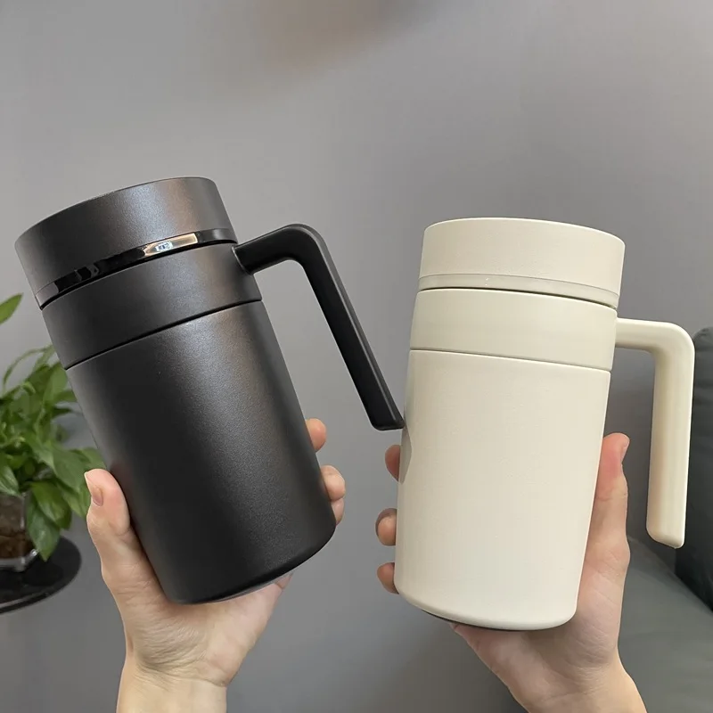 

500 мл умная офисная чашка 316 нержавеющая сталь вакуумная изоляция чашка кофейная чашка