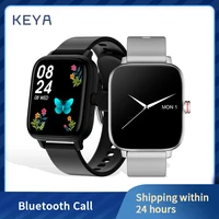 keya new full touch smart watch men women bluetooth call fitness tracker heart rate sport smart watch wristwatch for android ios