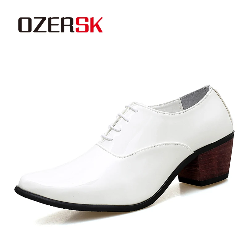 Туфли OZERSK мужские деловые, кожаные дышащие оксфорды, деловой стиль, повседневные Роскошные, демисезонные