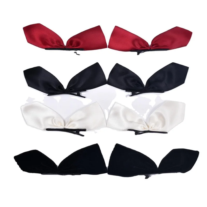 

Женская атласная заколка для волос, с большим бантом