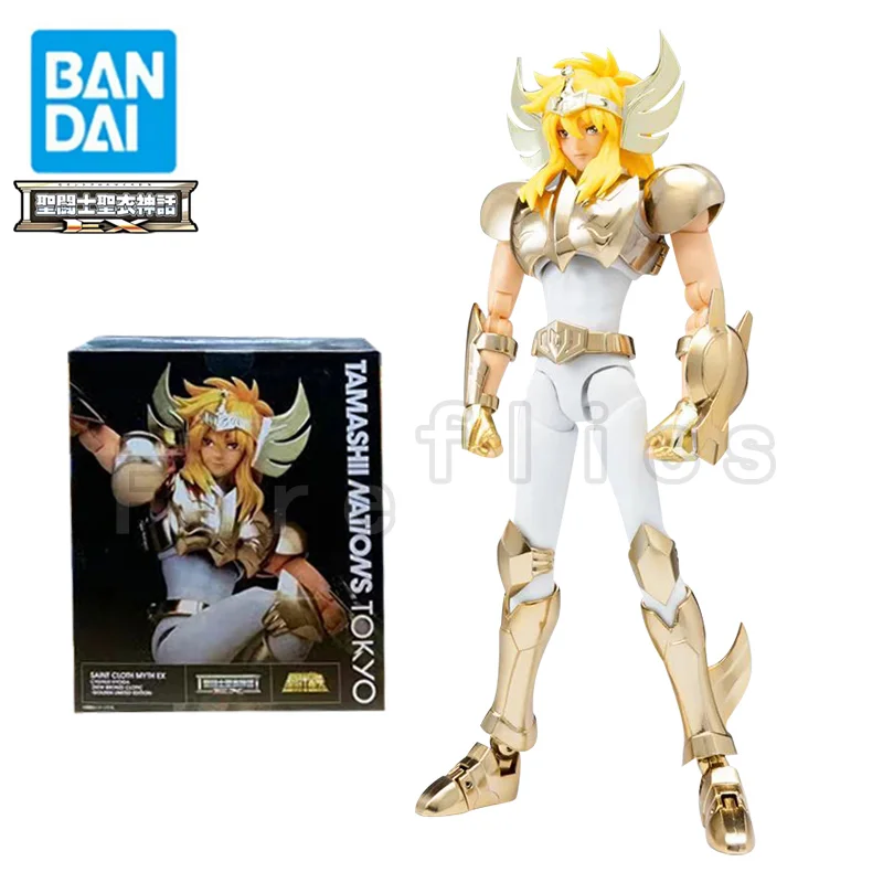 

Экшн-фигурка BANDAI, 17 см, Saint Seiya Cloth Myth EX TNT, новая бронзовая ткань Cygnus Hyoga Golden Ltd, аниме модель в подарок, бесплатная доставка