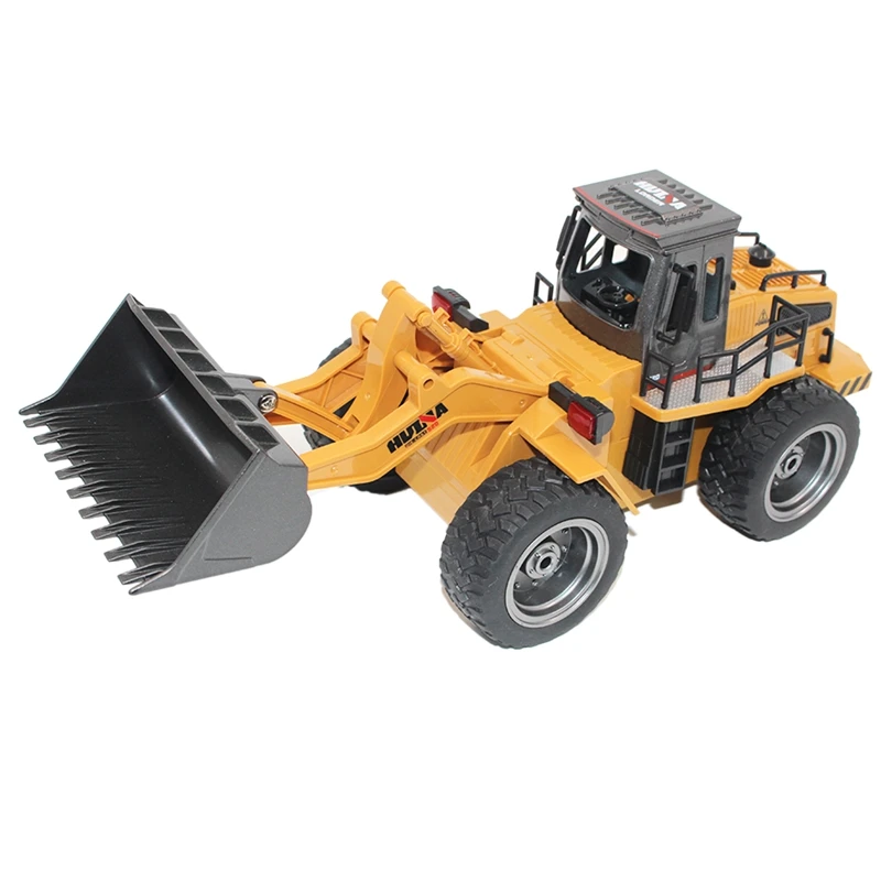 

HUINA Remote Control Bulldozer Toy Truck 1/18 Scale RC Metal Rc Front Loader Construction Vehicles For Boys Girls Kids