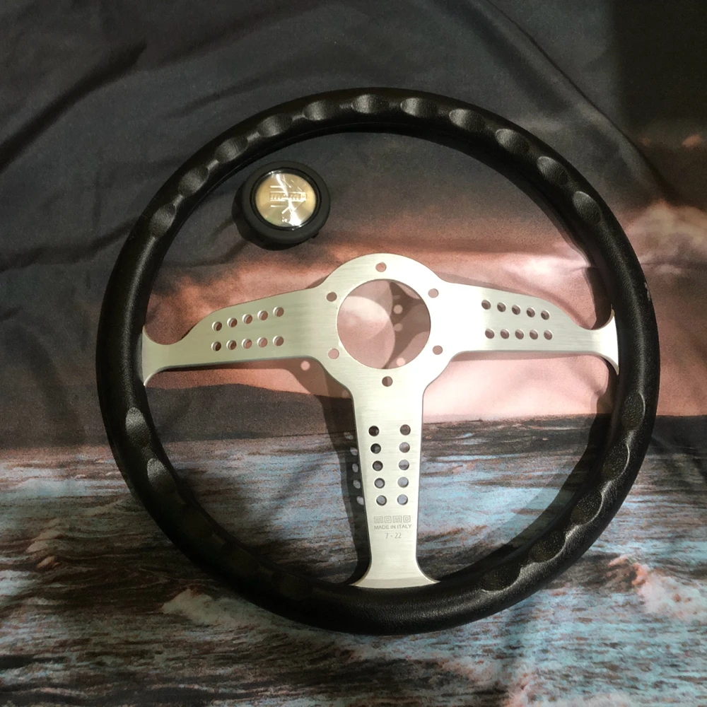 350 мм классическое универсальное гоночное рулевое колесо GRAND PRIX MOMO JDM PU Volantes для VW