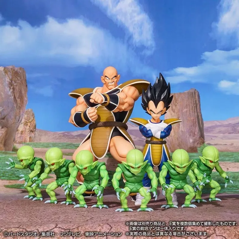 

2Pcs/Lot Anime Dragon Ball GT Tenkawakeme Saibaiman Action Figure Mini Cell Ex Tenkawakeme Doll Model Toys Gifts For Children
