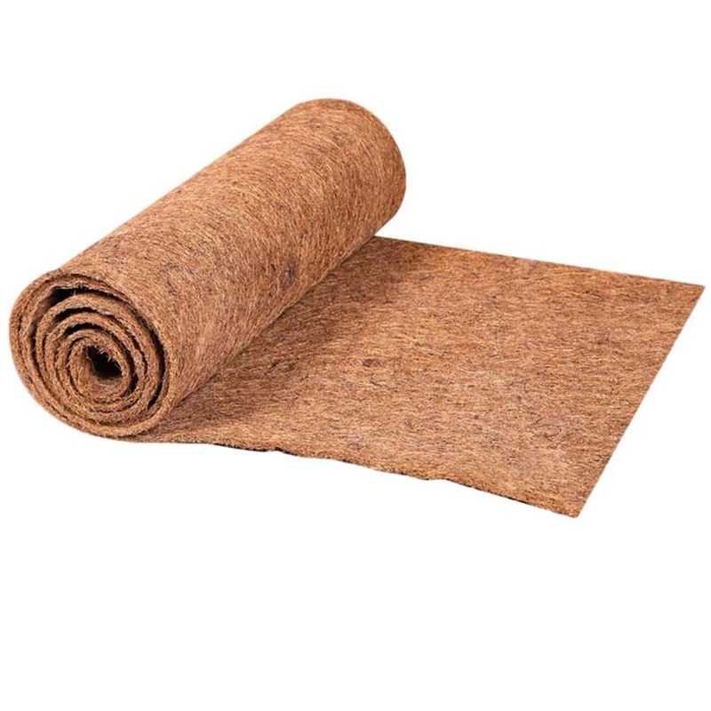 

Promotion! 3X Liner Bulk Roll 0.5Mx1m Flowerpot Mat Coconut Palm Carpet For Wall Hanging Baskets Garden Supplies