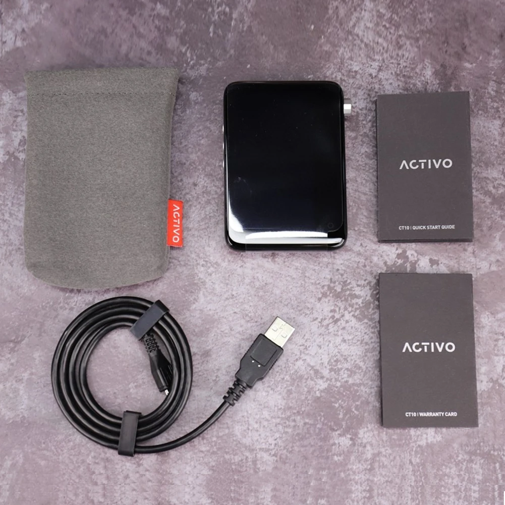 ACTIVO CT10 MP3 Players High Resolution Digital Audio Player With Bluetooth WiFi USB DAC MQA |