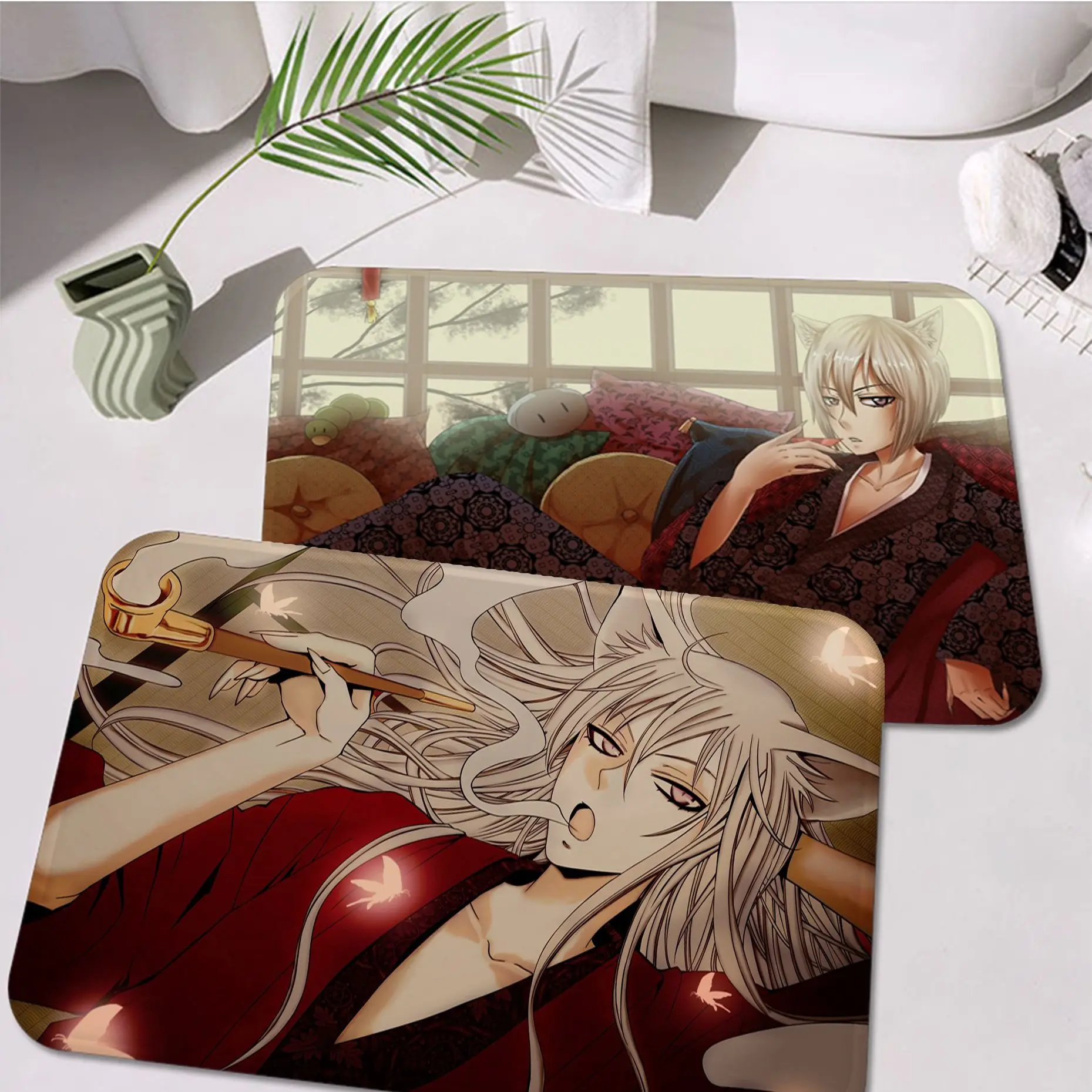 

Kamisama Hajimemashita Room Mats Non-Slip Laundry Room Mat Laundry Decor Balcony Child Living Room Household Carpets