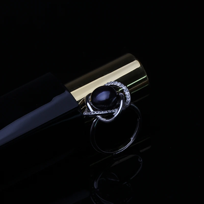 Женские регулируемые кольца из серебра 925 с жемчугом You Noble