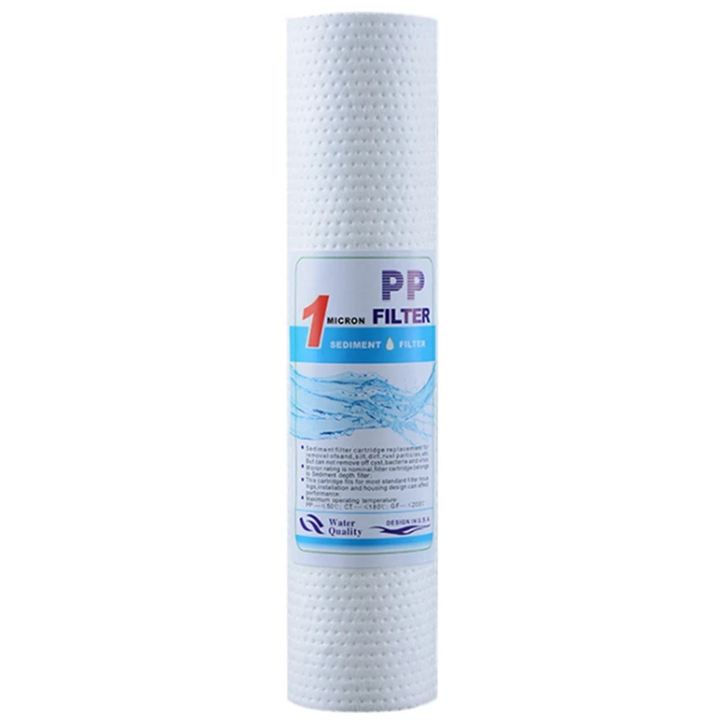 

New-10PCS Universal 10 Inch Flat Mouth PP Cotton Filter Elements Pre-Filter Water Purifier Accessories First 3-Stage