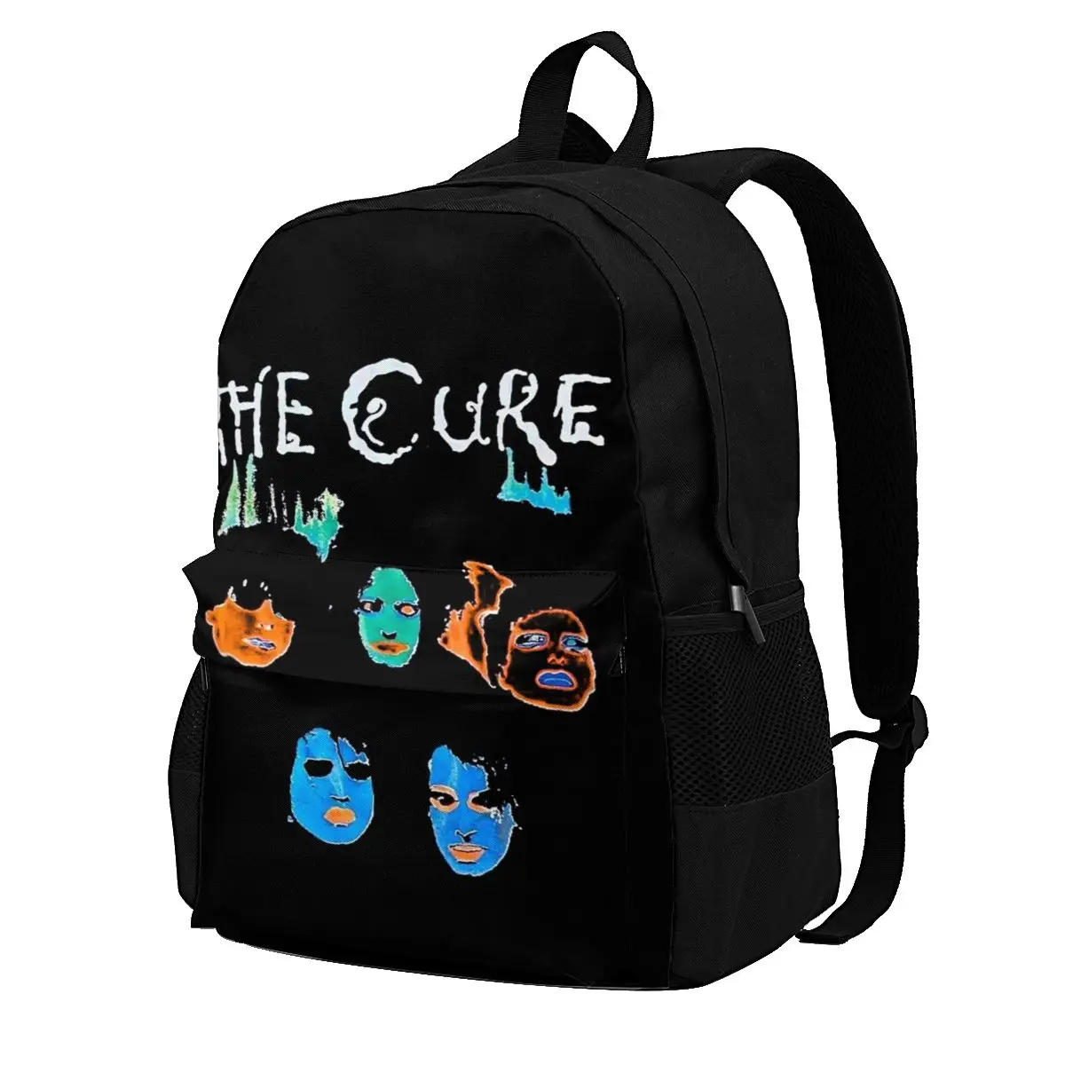 

Many Face Backpacks the cure music band boy england original punk Polyester Back To School Runner Backpack Durable Stylish Bags