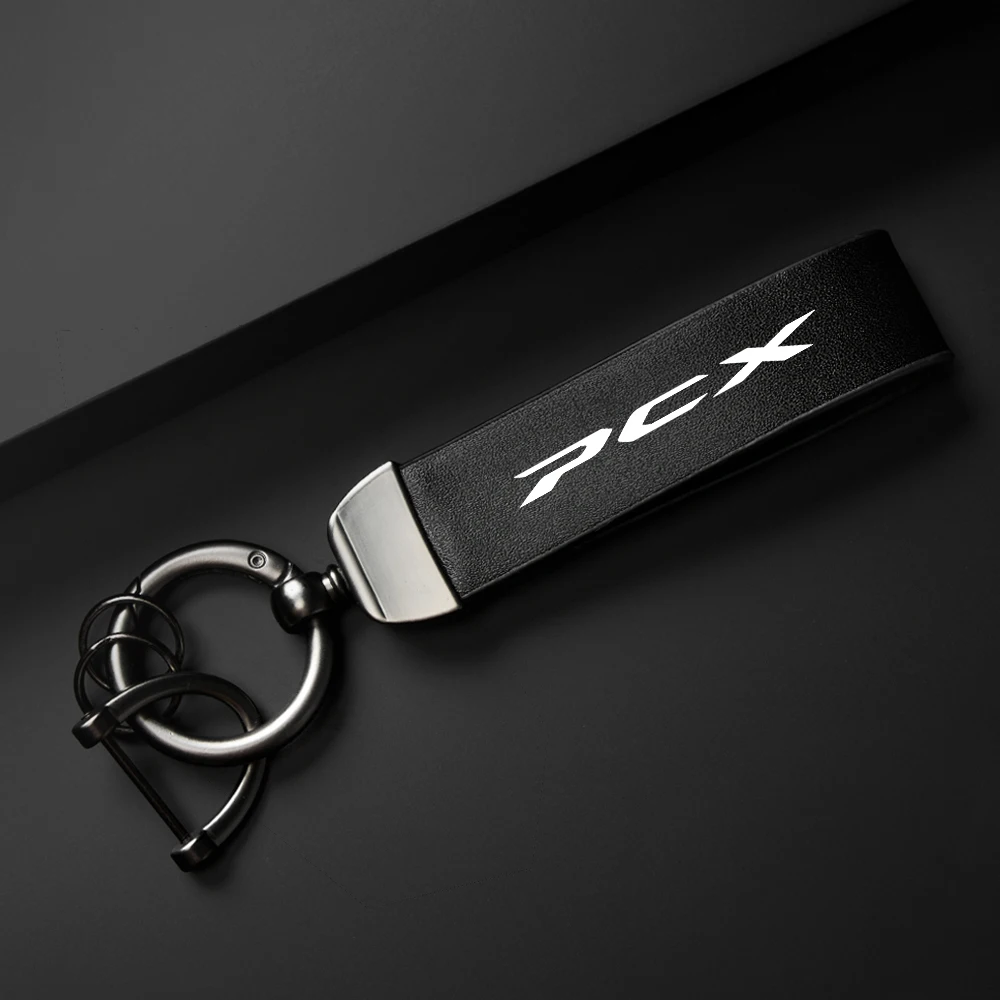 

Кожаный Мотоциклетный Брелок Для Ключей Для HONDA PCX 125 150 2010-2020, Прочный Аксессуар Для Ключей