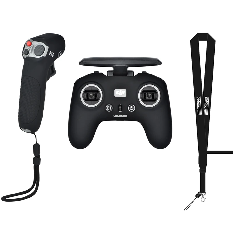 

For DJI Avata FPV motion controller protective cover soft silicone case waterproof bump-proof control sleeve skin neck strap kit