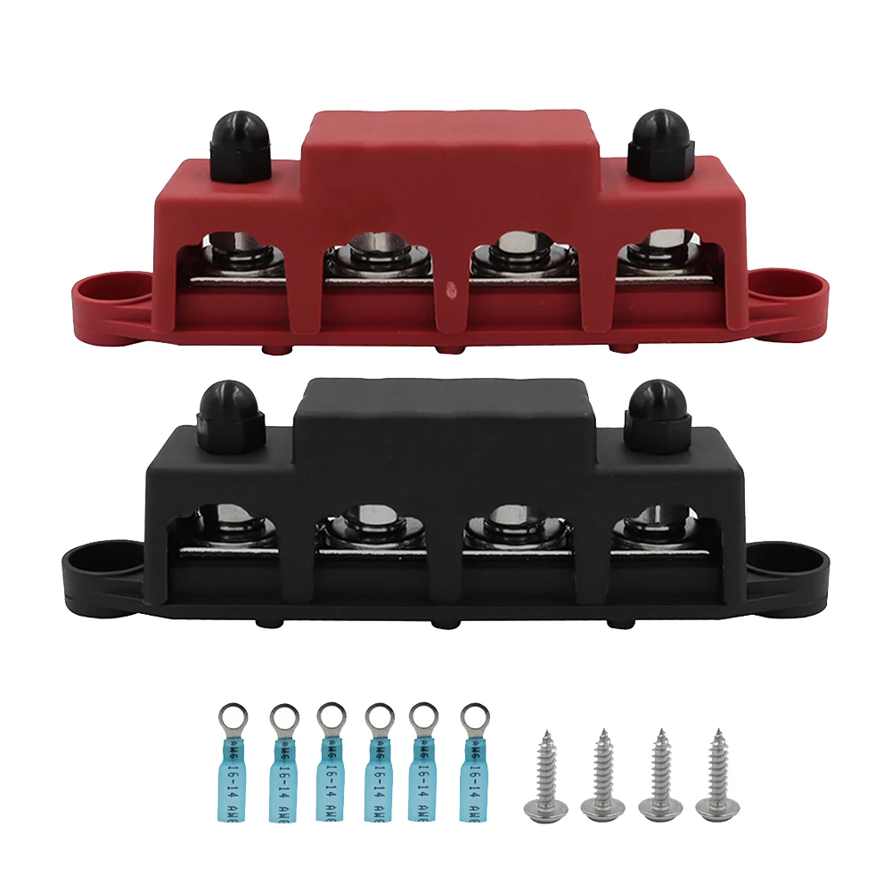 

1 пара, M8 250A 4-контактный клеммный блок питания