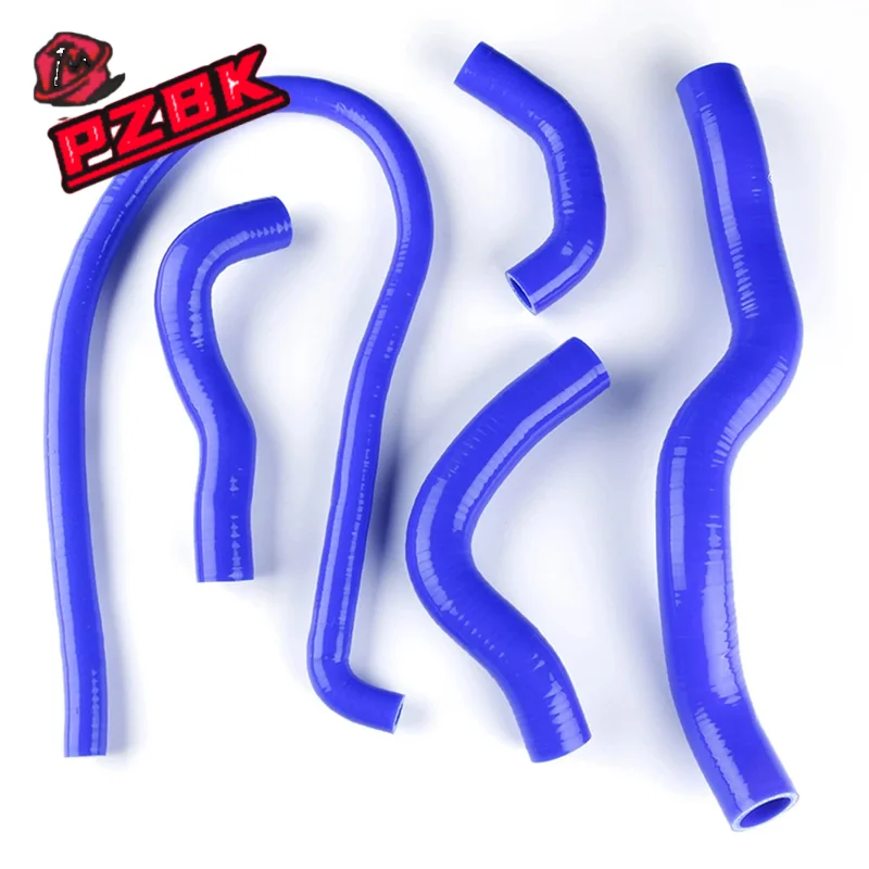 

5 шт. для 2002-2009 Kawasaki Vulcan 1600 VN1600 Nomad VN 1600 2003 2004 2005 2006 2007 мотоциклетный силиконовый шланг охлаждающей жидкости радиатора