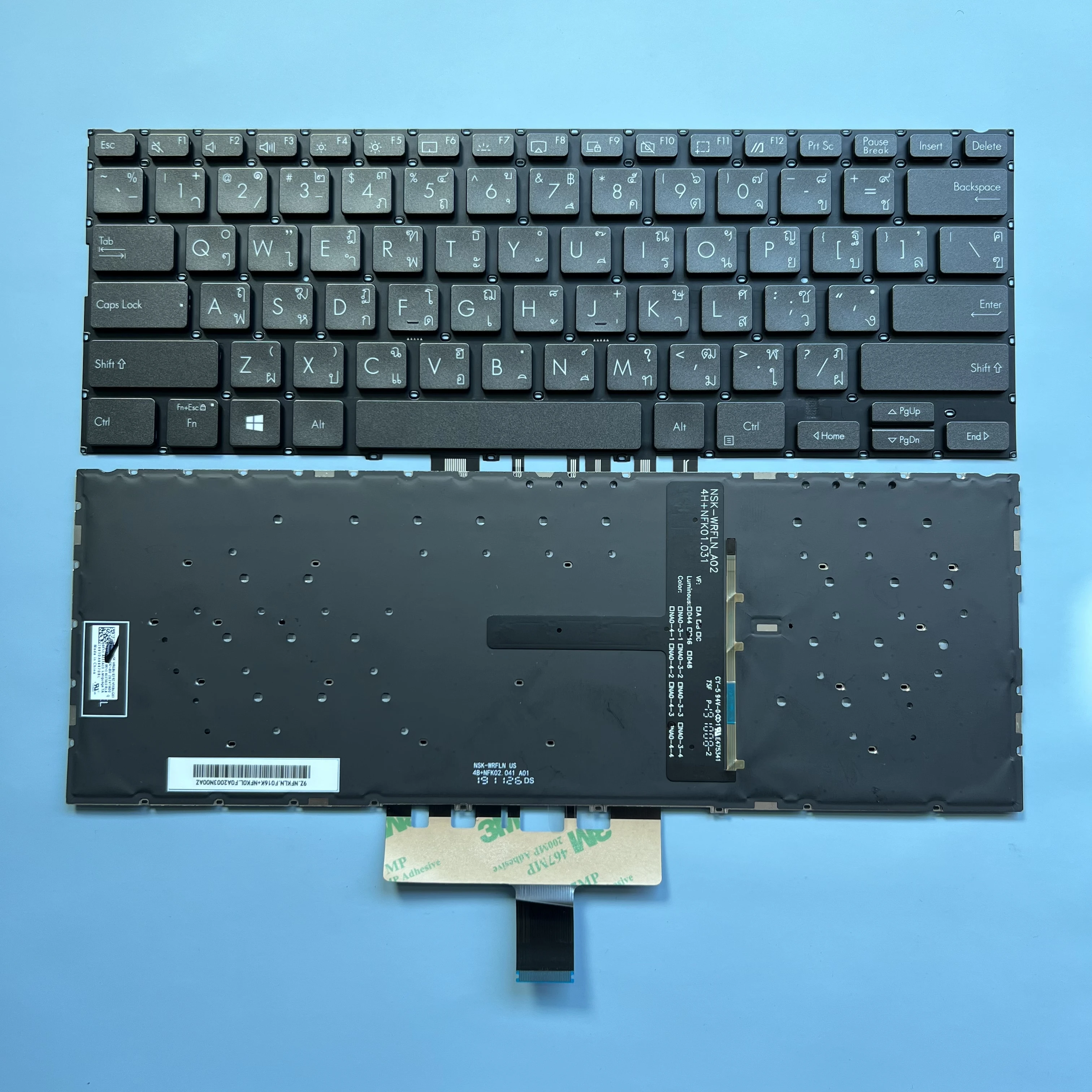 

XIN для ASUS ZenBook Flip 14 UX462 новая тайская Клавиатура для ноутбука TI TA с подсветкой 0KN1-A111TA13R1.0 0KNB0-262VYA00