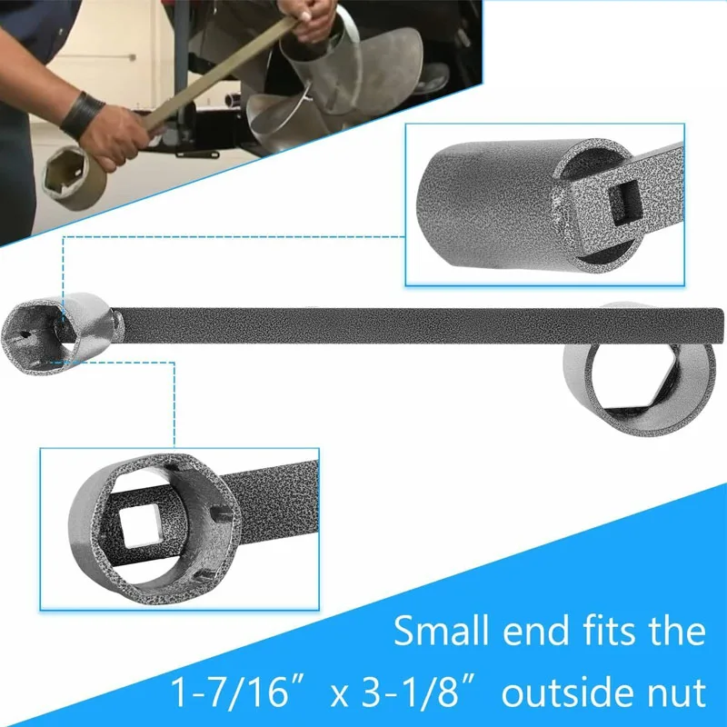Для Mercury/MerCruiser Bravo III Prop Wrench 3 ключ для пропеллера B3DUL двойной шестигранный 8M0129074 |