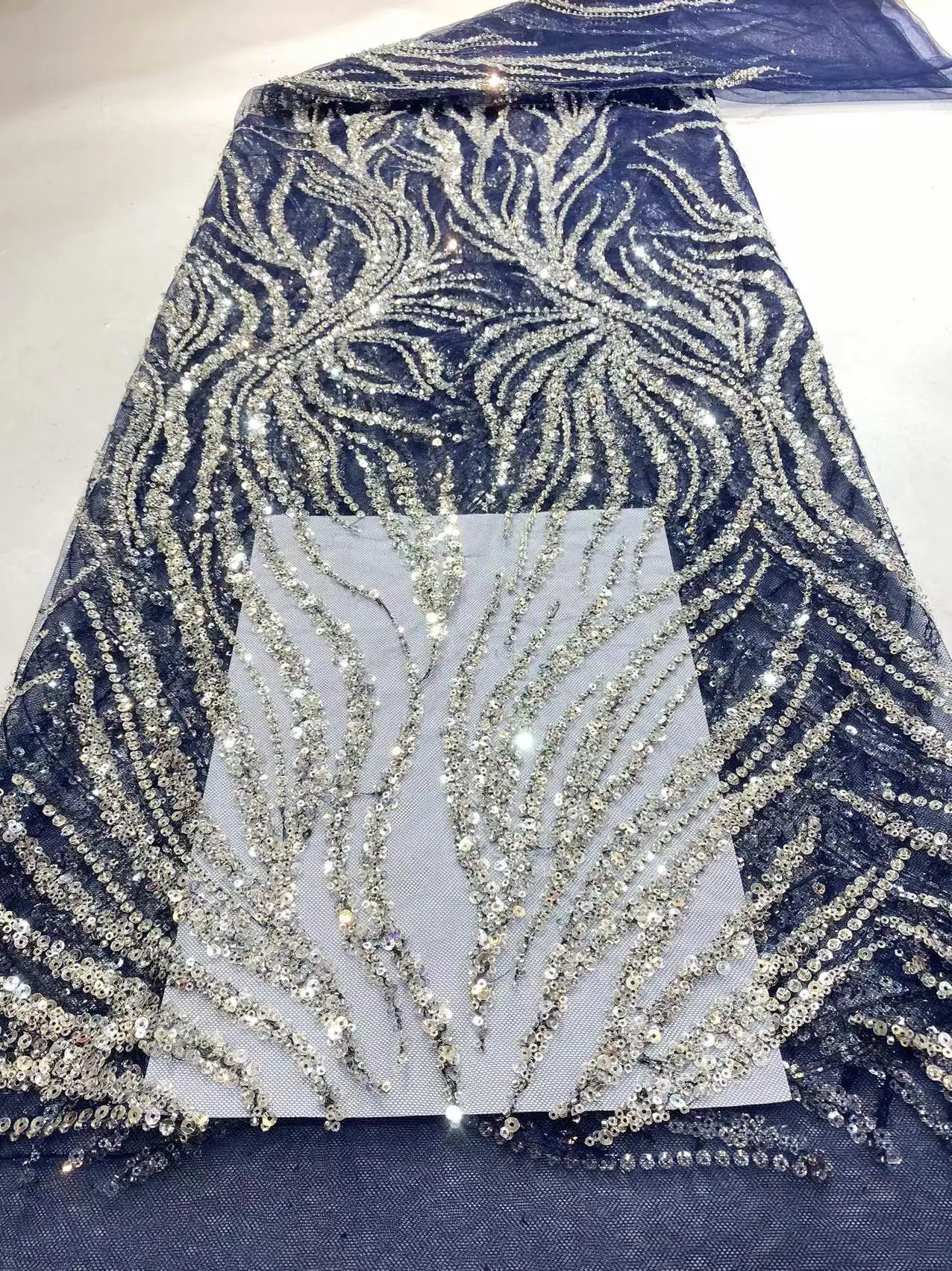 Мягкая французская Тюлевая кружевная ткань для шитья платья своими руками с