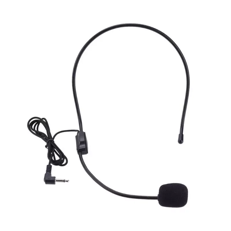 

Portable Head-mounted Headset Microphone Wired 3.5mm Plug Guide Lecture Speech Headset Mic For Teaching Meeting