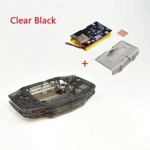 Модуль перезаряжаемой батареи 1800 мАч, литиевая флейта для Game Boy Advance с пользовательским IPS V3, оболочка, флейта