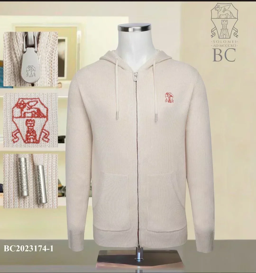 Мужской кардиган с длинным рукавом на молнии вышивкой