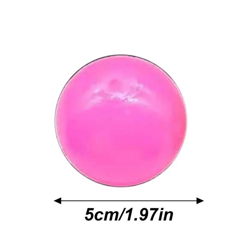 Светящийся в темноте липкий мяч липкие потолочные шарики игрушка резиновый