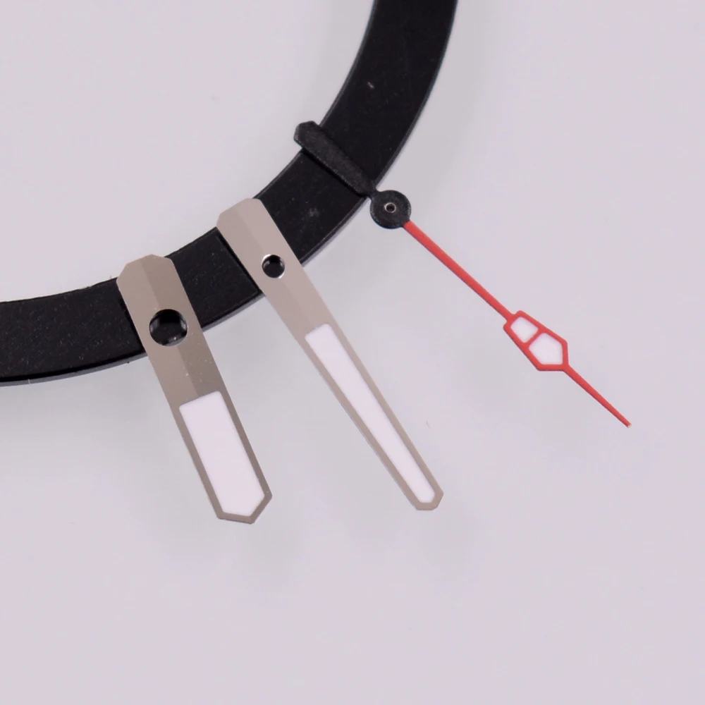 Зеленые светящиеся стрелки часов DEBERT бренд совместимые с моделями Seiko NH35 NH36