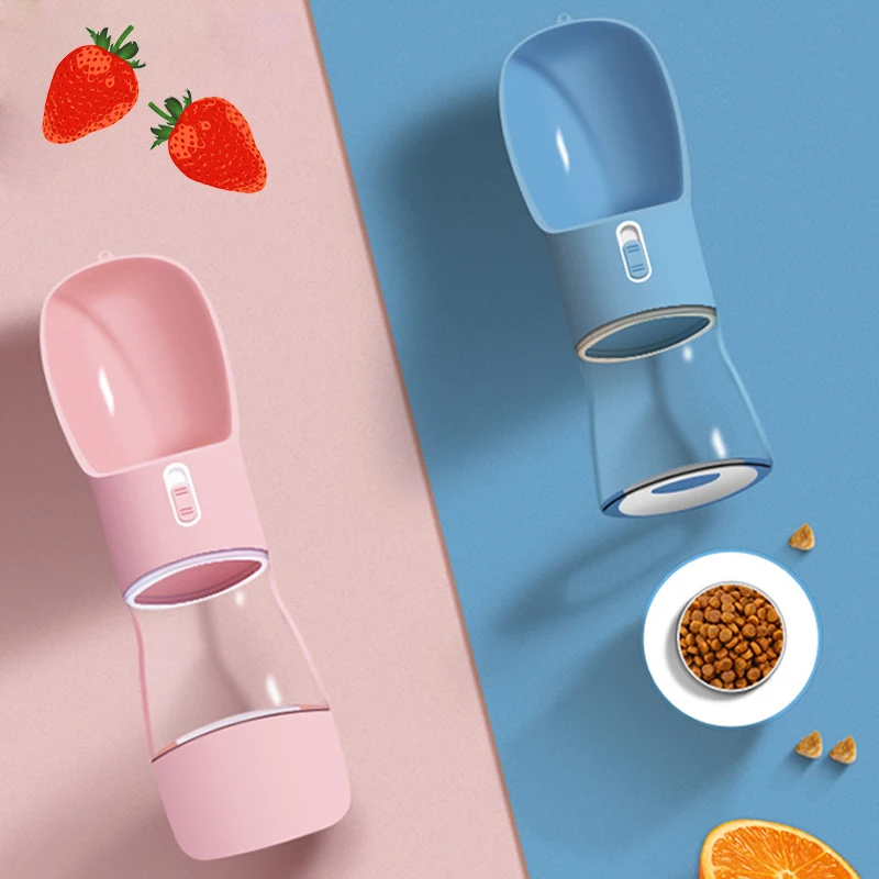 

Pet Dog Water Bottle Feeder Bowl Portable Water Food Bottle Pets Outdoor Travel Drinking Dog Bowls Water Bowl for Dogs Walking