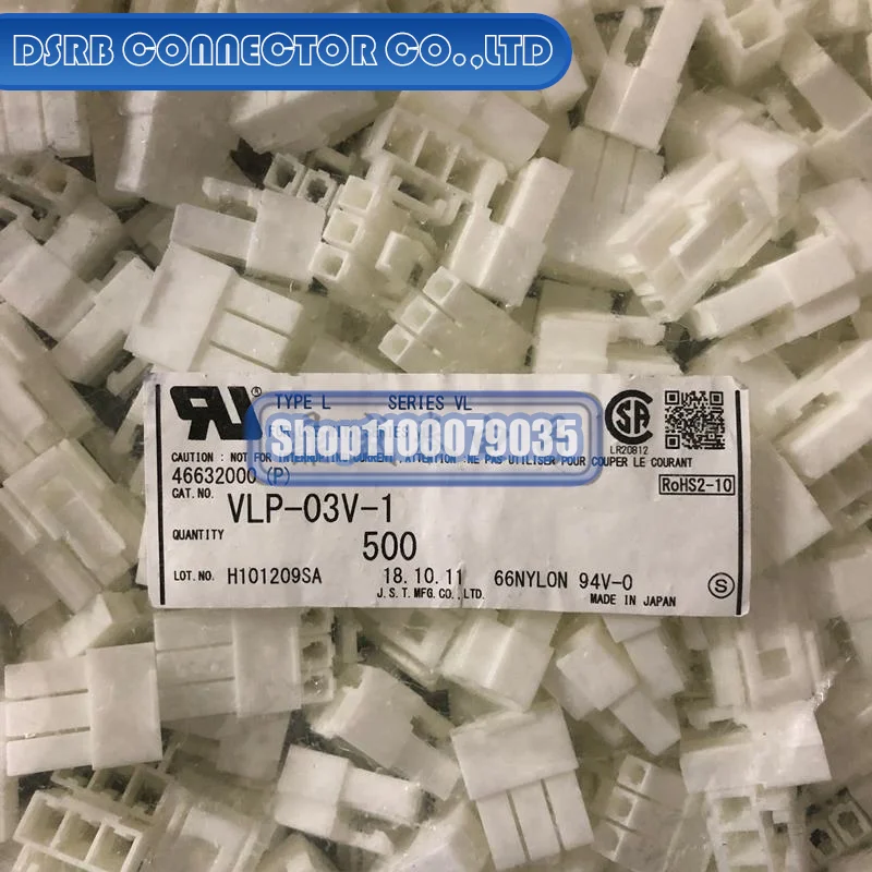 

500pcs/lot VLP-03V-1 3P 6.2MM legs width 100% New and Original