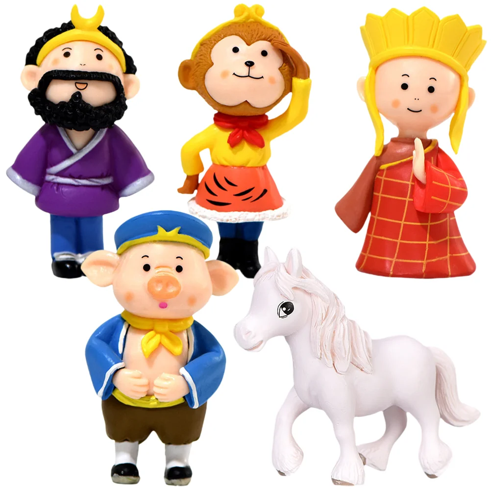 

Tabletop Adornment Moss Landscape Decorations Pilgrimage The West Figurine Wukong Cake