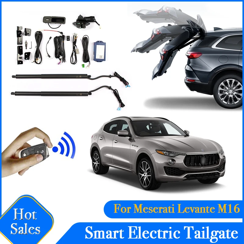 

Открытие багажника автомобиля, электрическая всасывающая задняя дверь, интеллектуальная подъемная стойка багажника для Meserati Levante M161 2016 ~ 2022