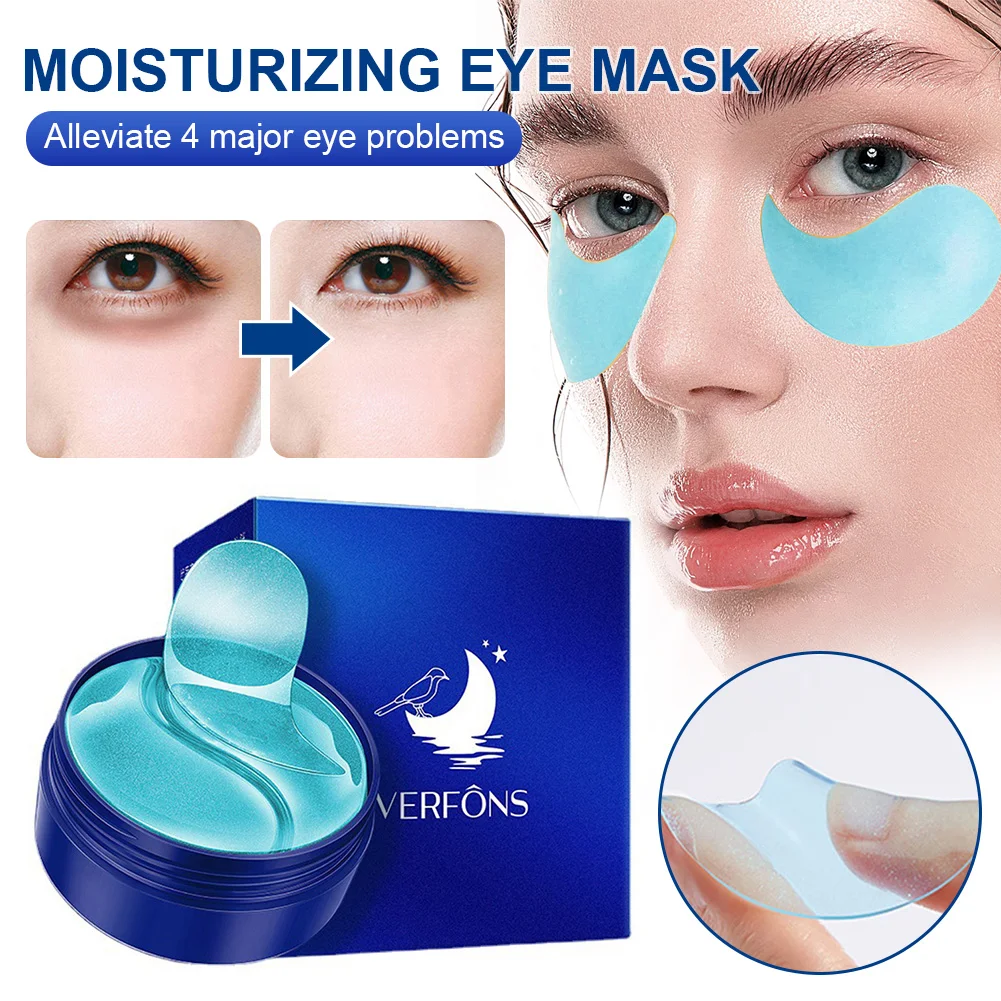 

Moisturizing Eye Mask Ocean Bird's Nest Reduce Fine Lines Dark Circles Eye Patches Fatigue Relief Firming Moisturizing Eye Mask