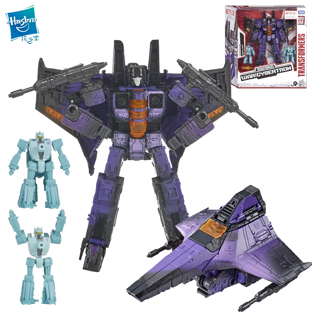 

Hasbro Трансформеры война для Кибертрон серия-Вдохновленный Decepticon Hotlink 3-Pack Детская игрушка Подарки Коллекционные игрушки E9501