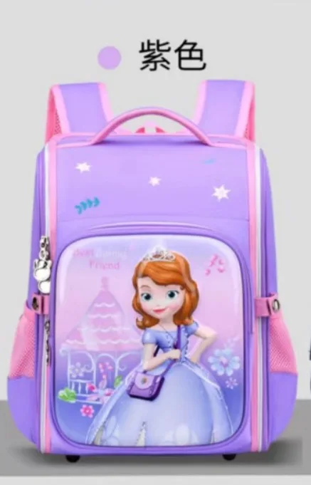 Disney Frozen Marvel School Bags For Boys Girls Primary Student Shoulder Orthopedic Backpack Elsa Anna Iron Spider Man Mochila