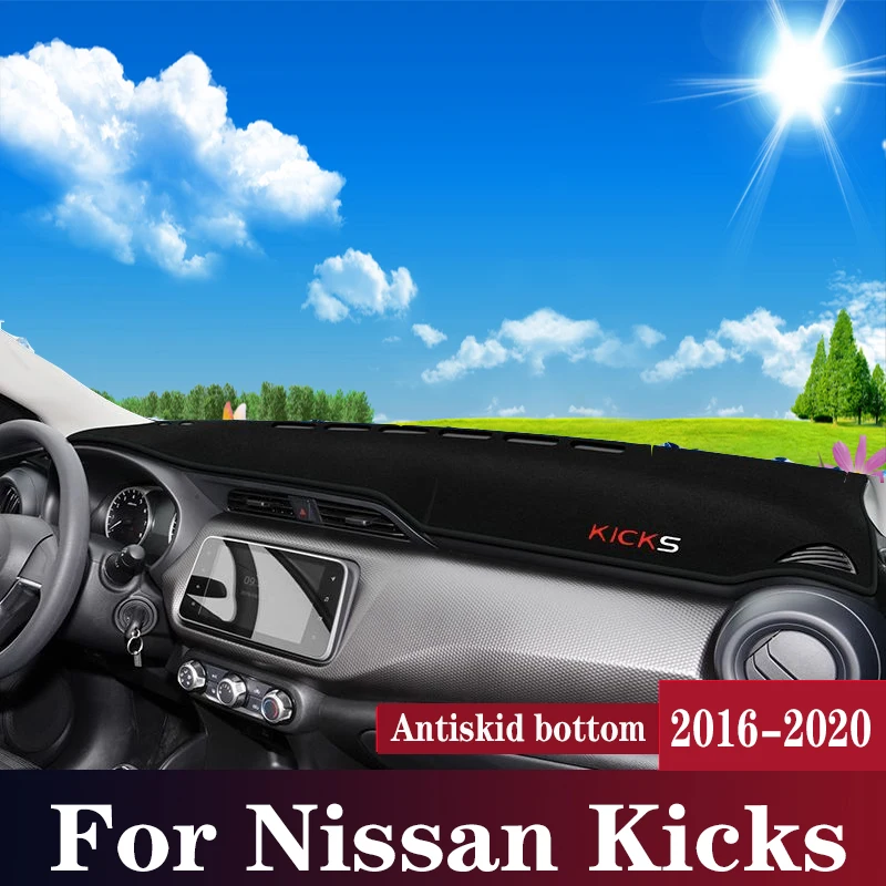

Коврик для приборной панели автомобиля для Nissan Kicks, аксессуар для защиты приборной панели 2016 2017 2018 2019 2020