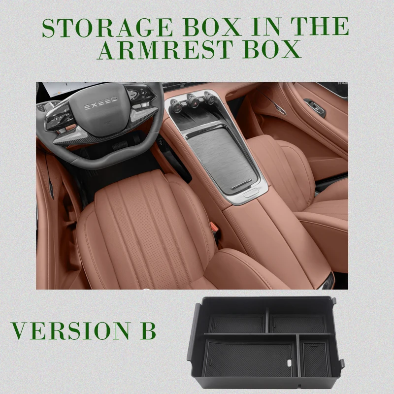 

Автомобильный ящик для хранения Chery Exeed TX TXL Sterra ET5 M31T 2021 2022 2023 2024 2025 2026 Антигрязные чехлы Коробки для подлокотников Аксессуары