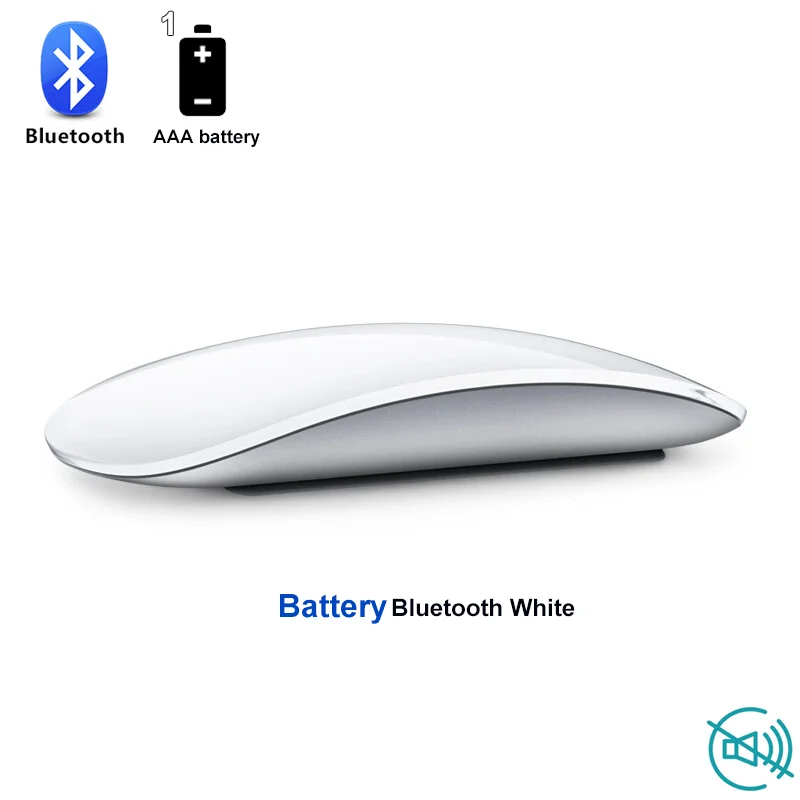 

Magic Bluetooth Slim Arc Computer 2 Mouse For Microsoft Laptop Wireless Touch Optical PC Mause Ergonomic Office Mice For Macbook