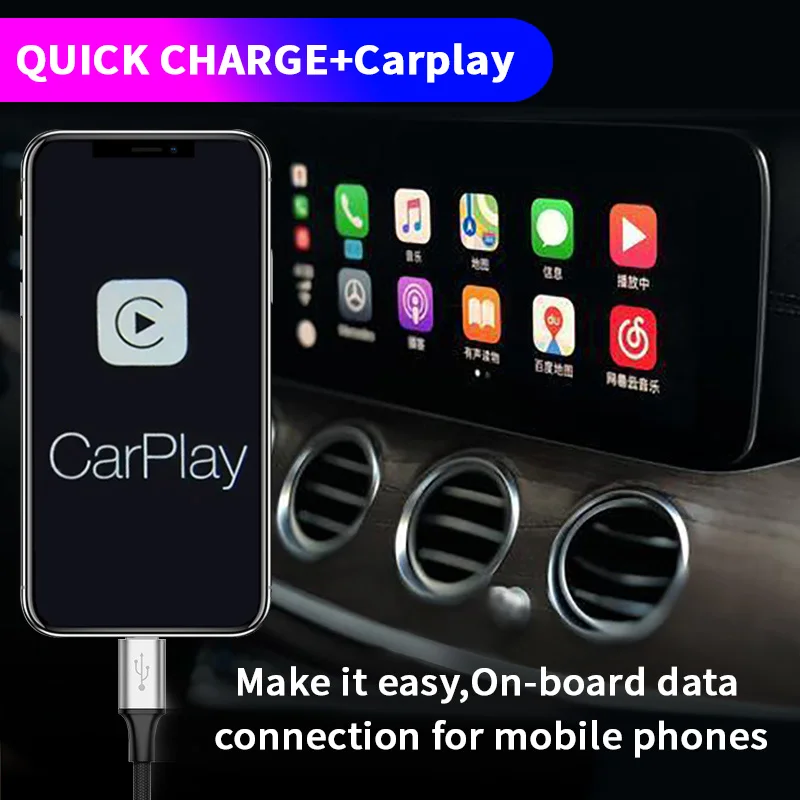 Автомобильный интерфейс Type-C к USB 3.0 мини-конвертер зарядный адаптер для Volkswagen GOLF 5