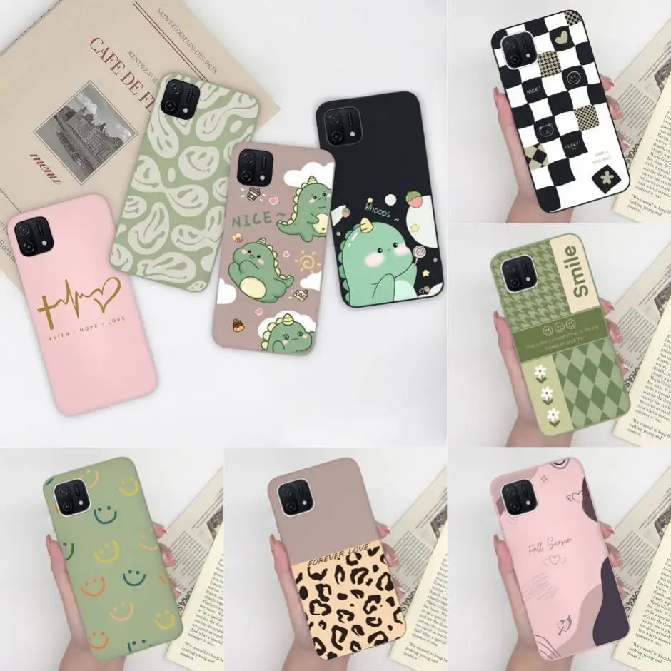 

Противоударный матовый Мягкий силиконовый чехол для Oppo A16E