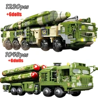 military aircraft missiles system 21d anti ship ballistic missile model building blocks army armored vehicle bricks toys