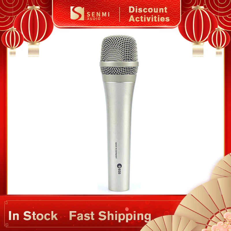 

Проводной микрофон E935, профессиональный кардиоидный микрофон, динамический микрофон для пения/сцены/караоке